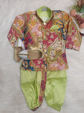 Mini Prince Dhoti Pant Combo - Shoes Chain Included